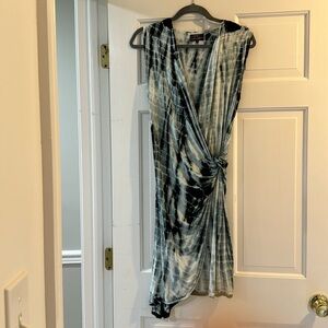 Boutique dress - Tie dye wrap dress. Can fit small / medium